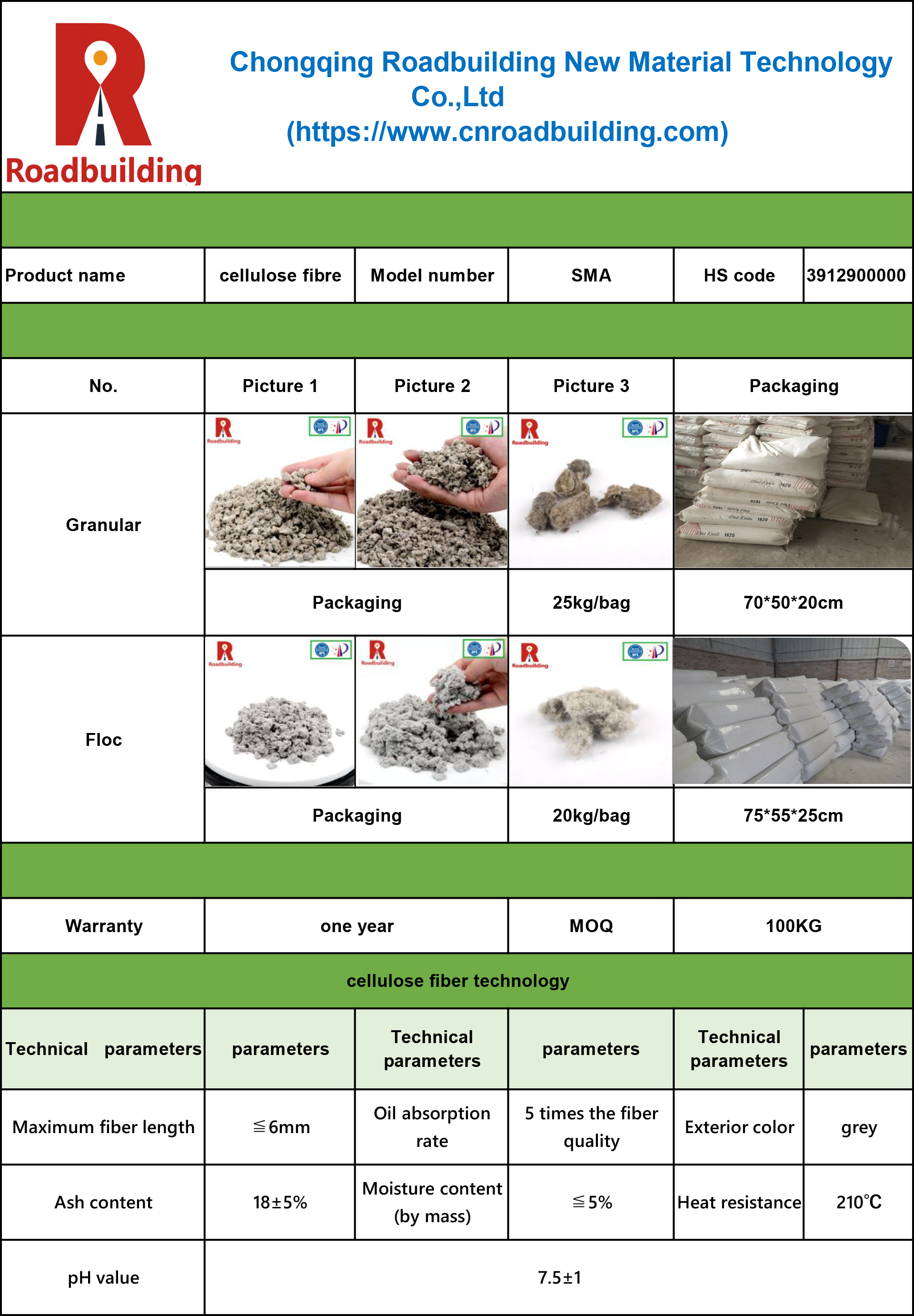 Wood Cellulose Recycled Lignin Fiber For Asphalt Concrete Reinforcement