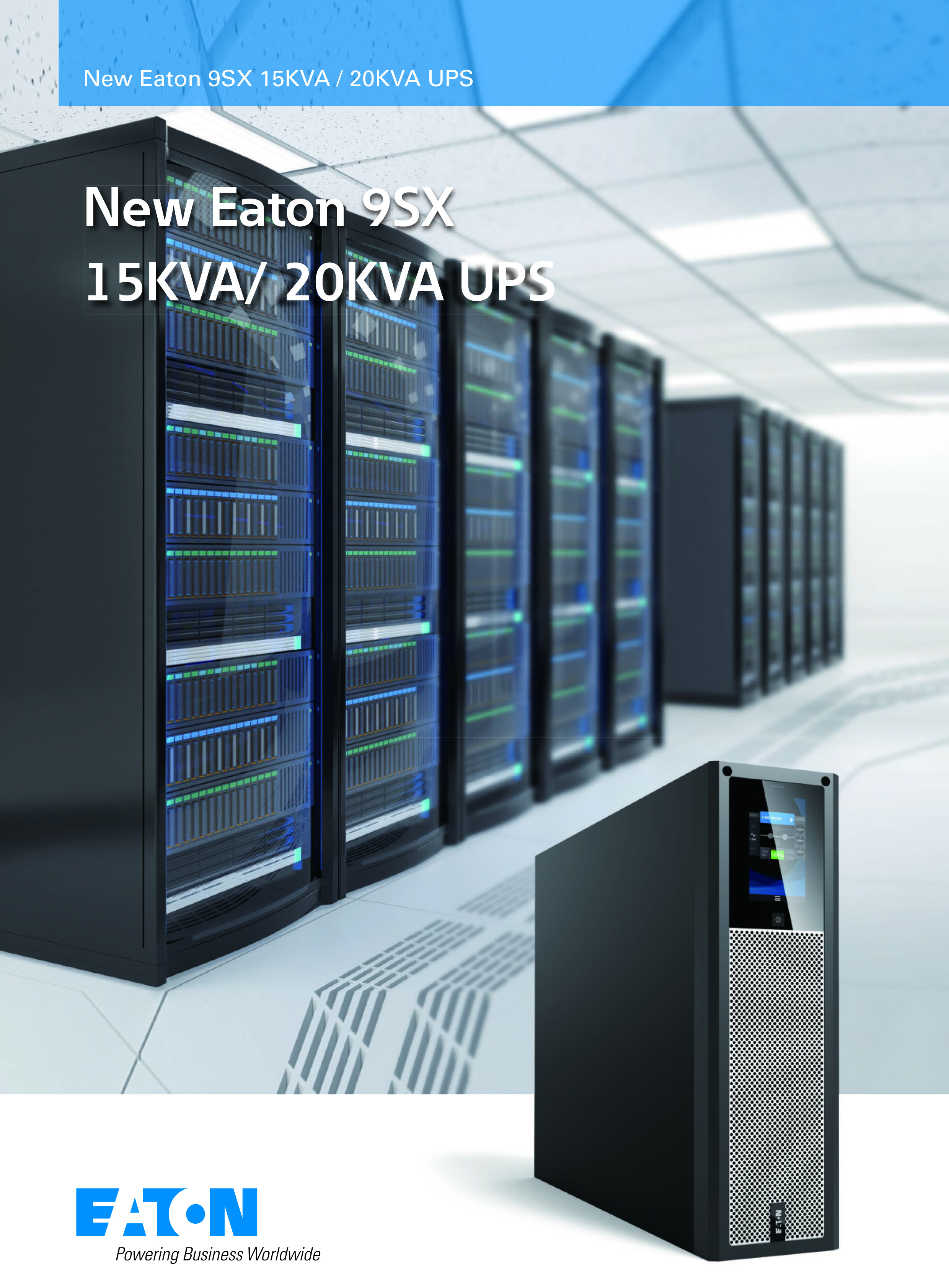 Eaton ups global brand 93SX series eaton powerware 9130 3000vaThree phase 15-20KVA for Government Project Data Center