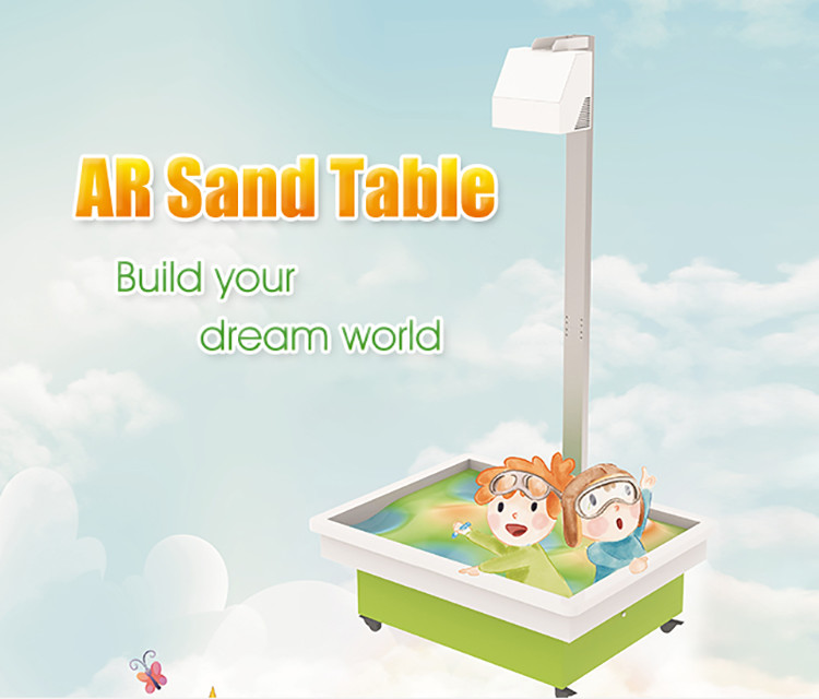 Indoor Games Interactive System Kids AR Interactive Projection Sand Box