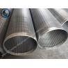 Buy cheap 251mm Stainless Steel Wedge Johnson Wire Screen Tube , Water Well Slot Pipe from wholesalers