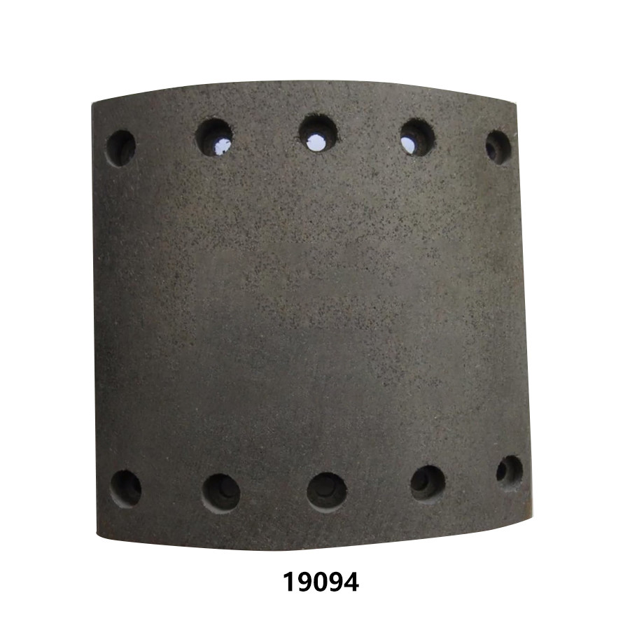 Truck Spare Parts Brake Linings For Kassbohrer WVA 19094 None Asbesto