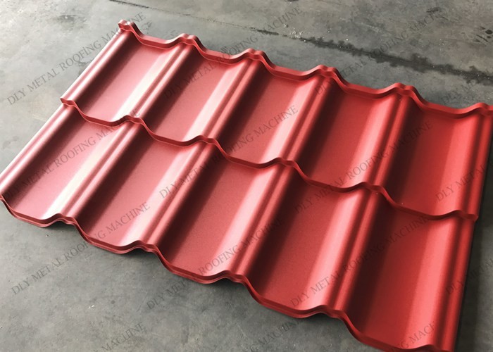 6 Ton Metal Roofing Machine Automatic PPGI Steel Sheet Making Equipment