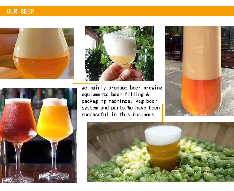 220V/110V CE ISO TUV Vertical Type Automatic Beer Brewing System for Food Shop