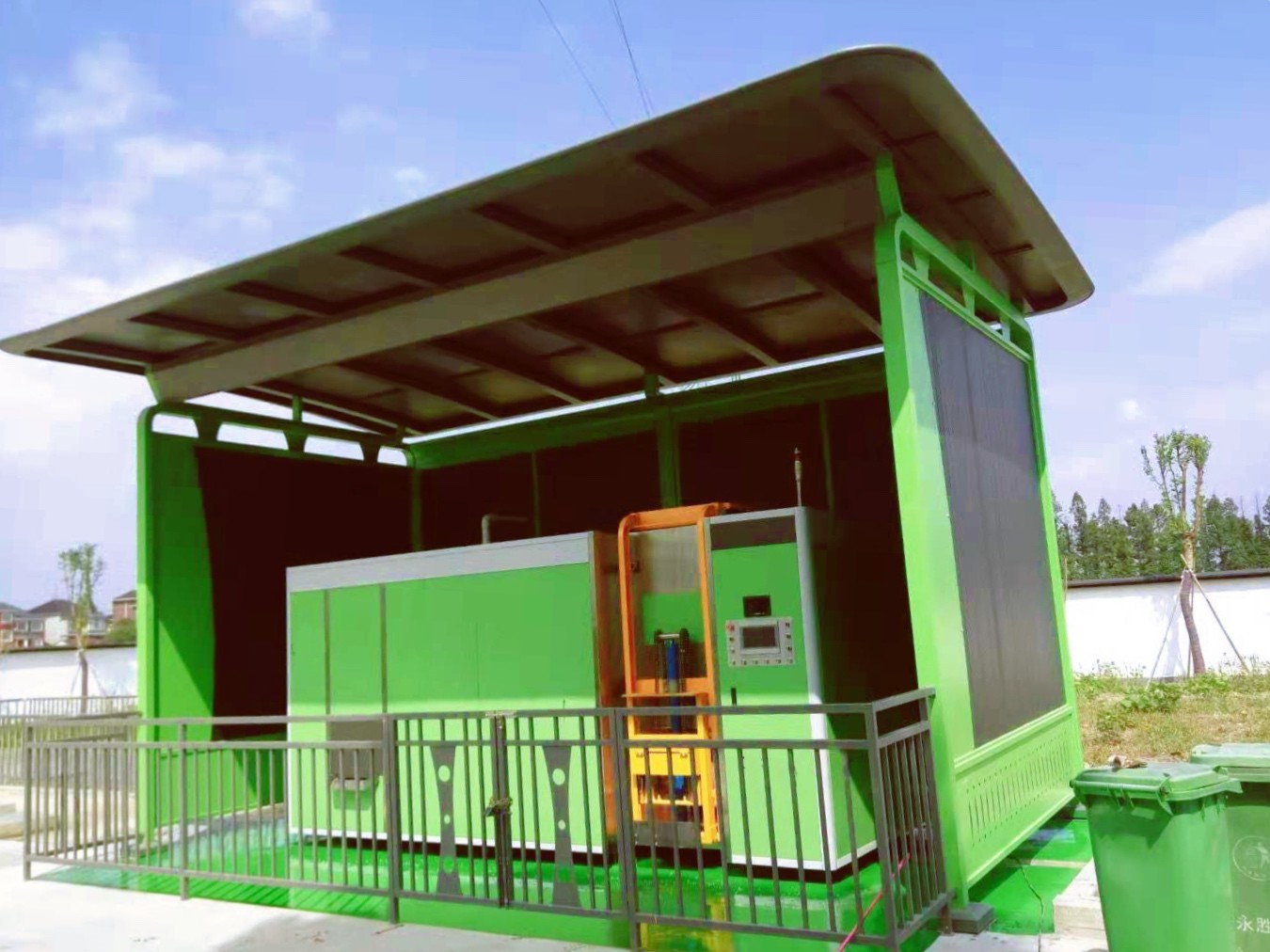 Hotel Food Waste Recycling Machine 2000kg Fully Automatic Organic Waste Converter