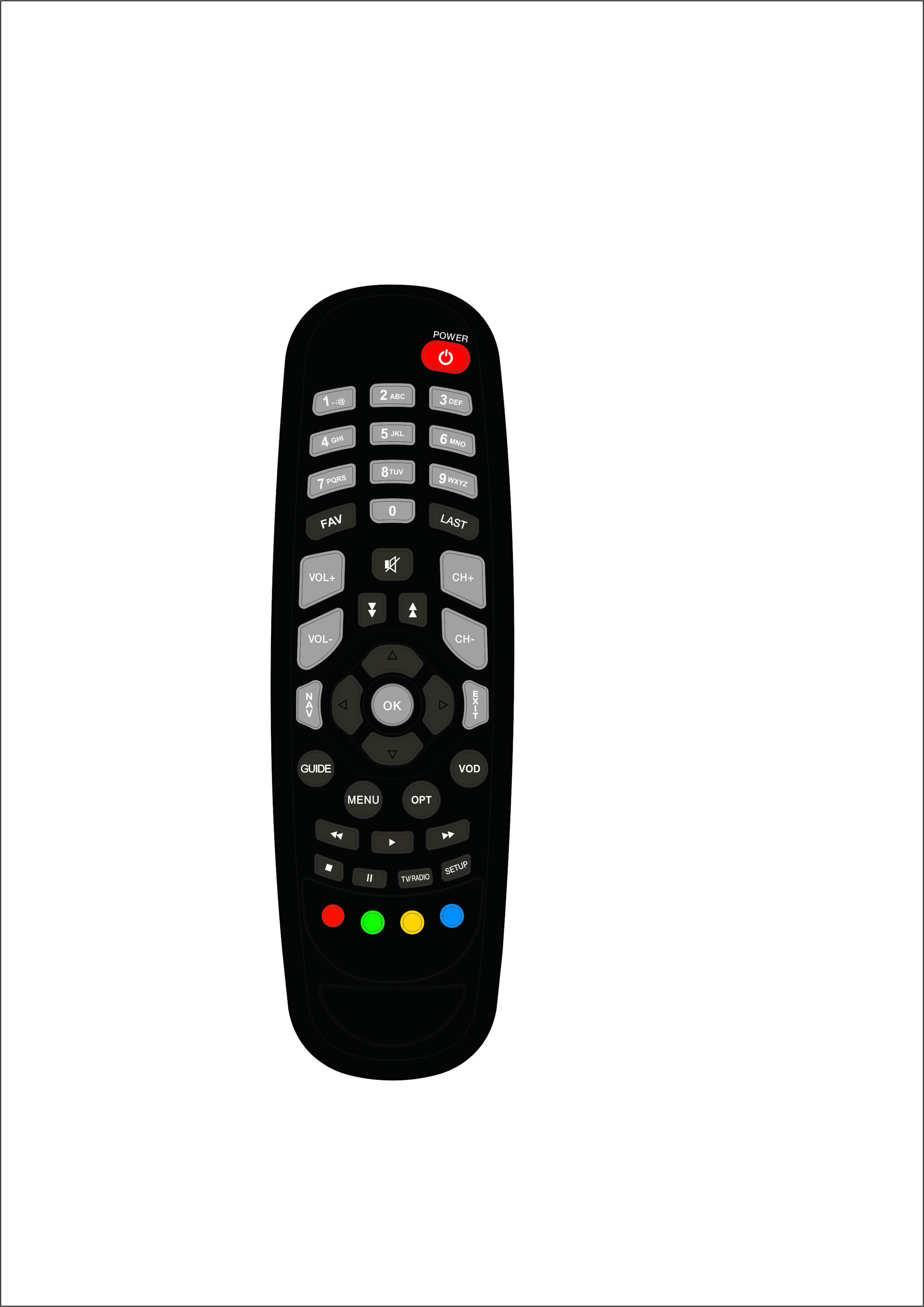 Large Code Library IR TV Remote , Universal IR Controller Multi Manual Language