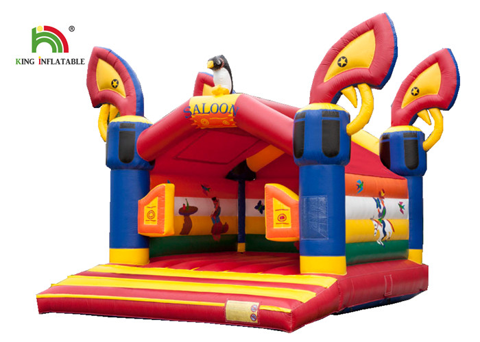 Giant Kids Inflatable Jumping Castle With Door And Eagle 6.6 x 5.0 m