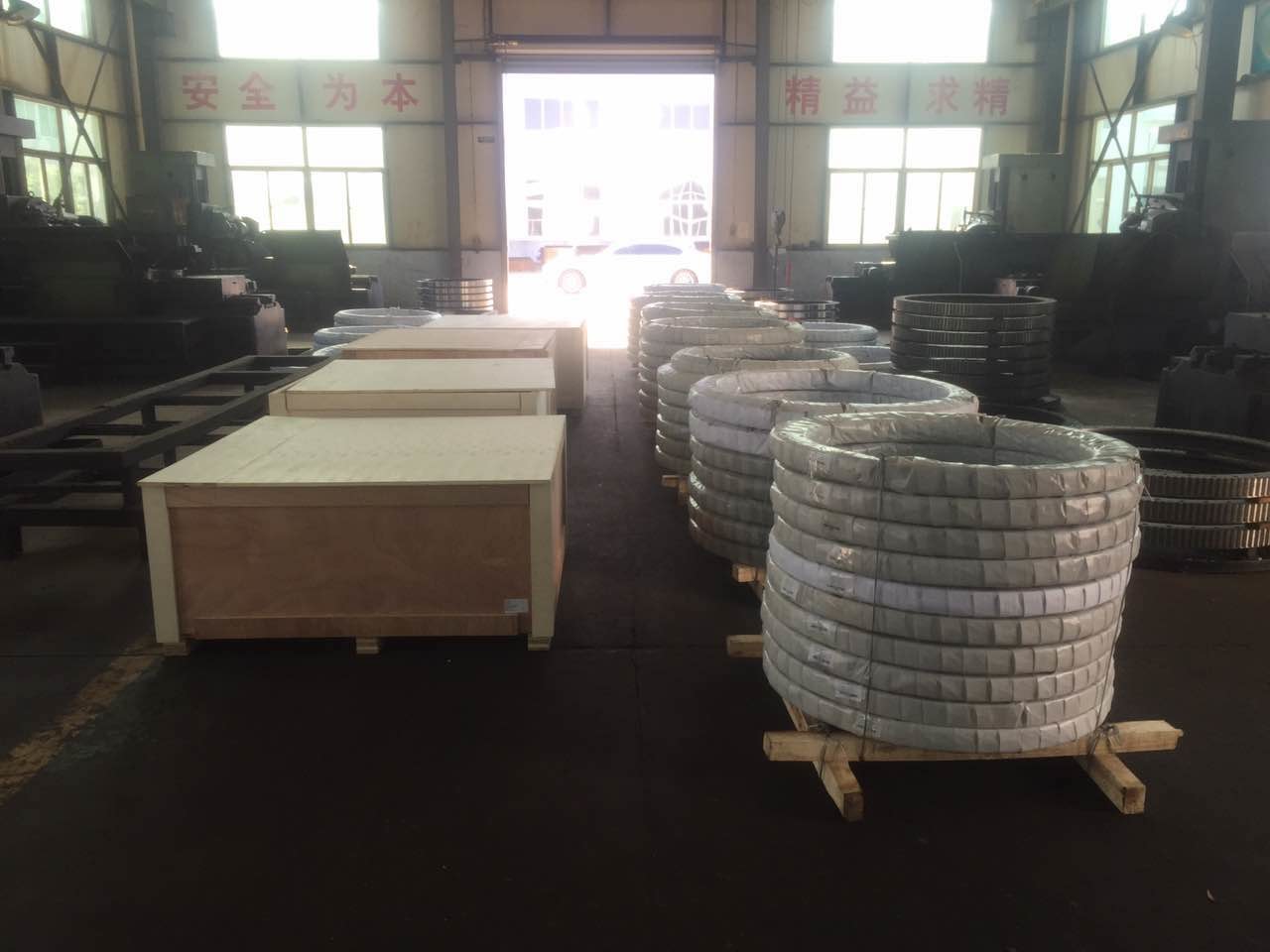 Factory Supply Hydraulic PC60-7 Komatsu Excavator Slewing Bearing Swing Gear