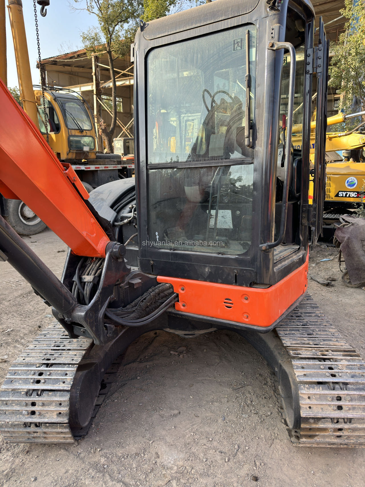 Original Second-hand Hitachi ZX50U Hydraulic Crawler 5ton Excavator with ISUZU Engine