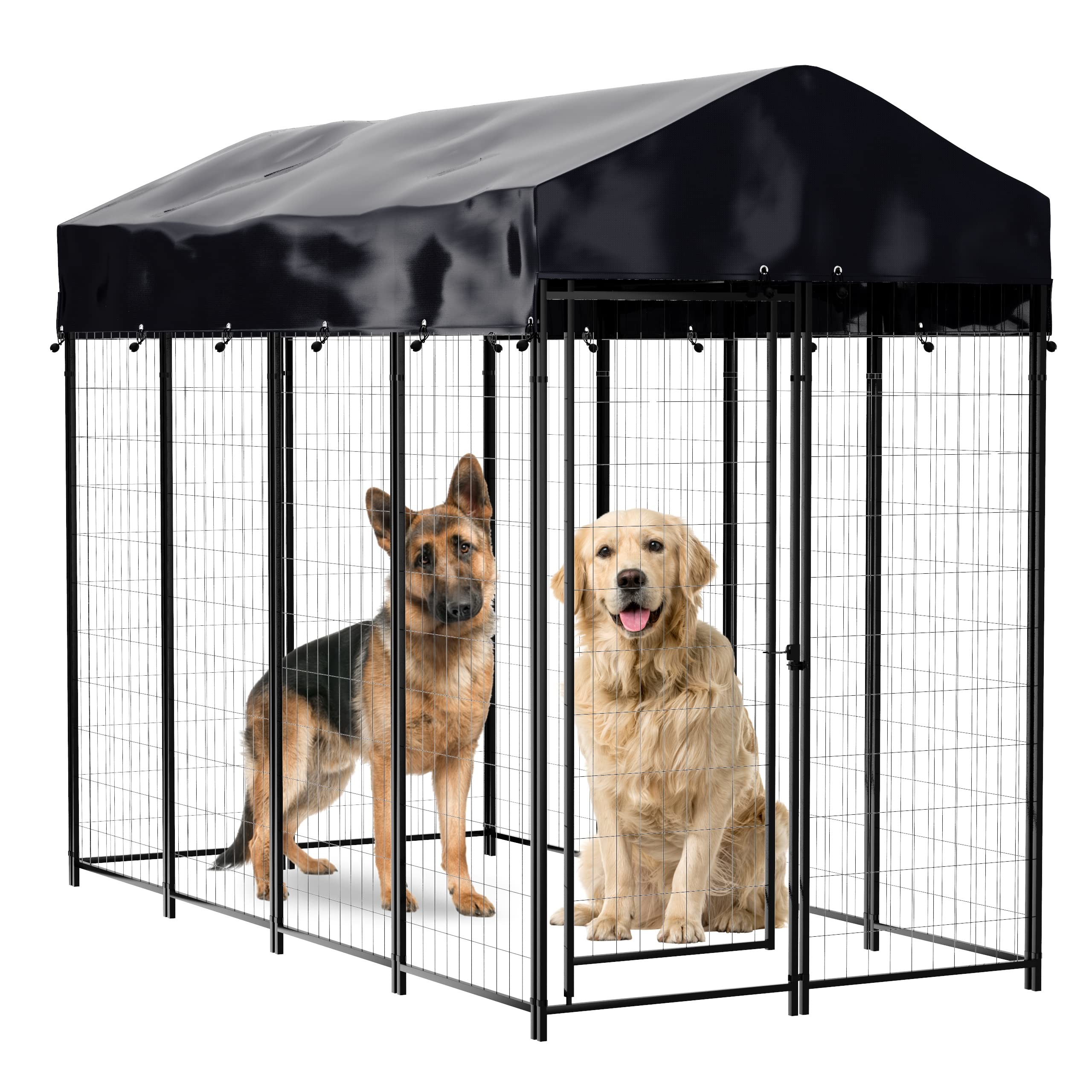 Stackable Folding Heavy Duty Dog Kennel Large Aluminum
