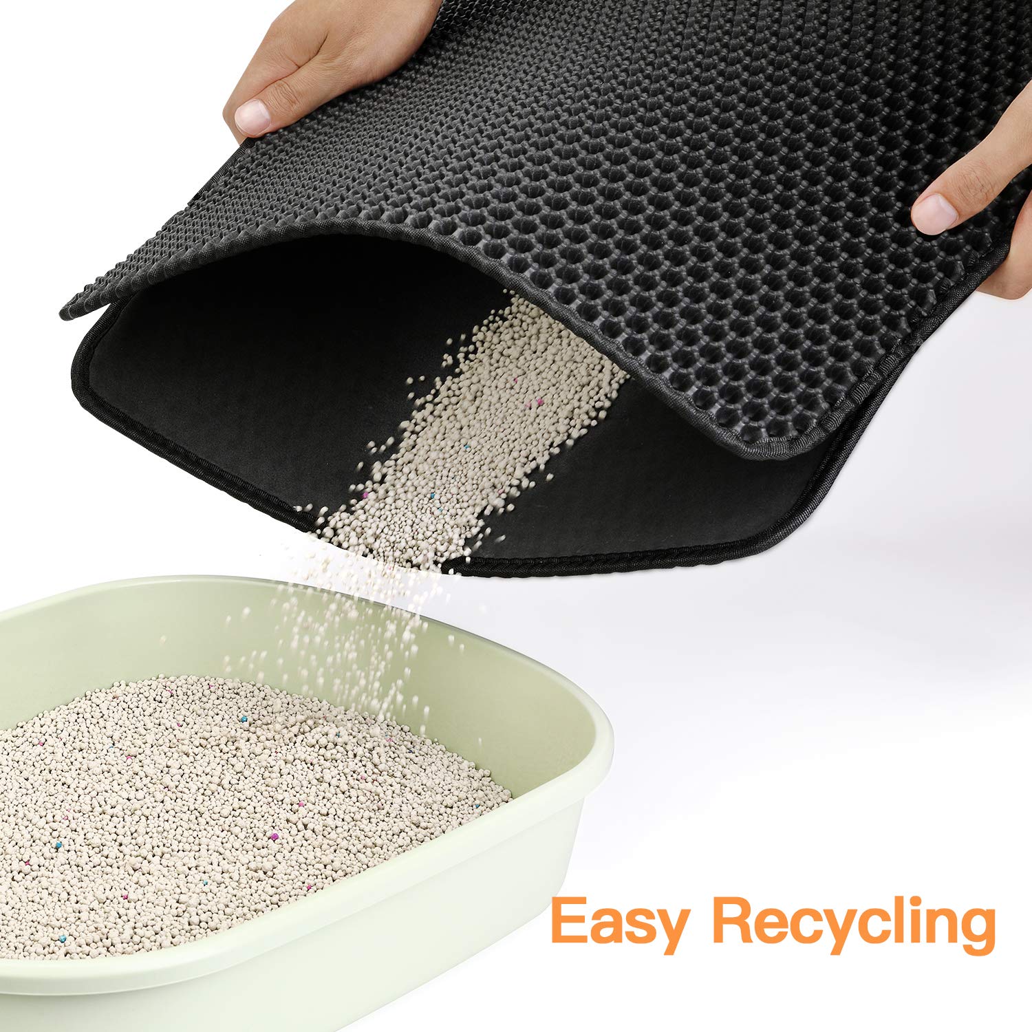 SGS EVA Waterproof Pet Mat 30cm Washable Cat Litter Mat