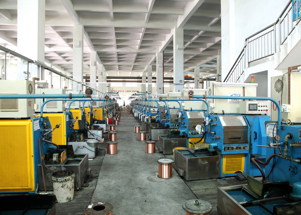 24 Pass Copper Wire Drawing Machine From 1.2mm To 0.2mm