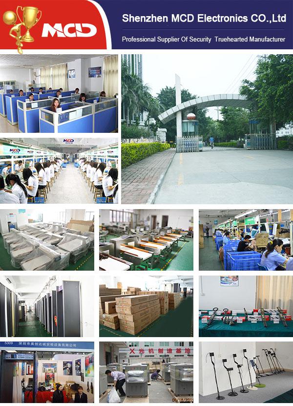 Muti Energy Color Airport Baggage X Ray Machines Luggage Dual View Point