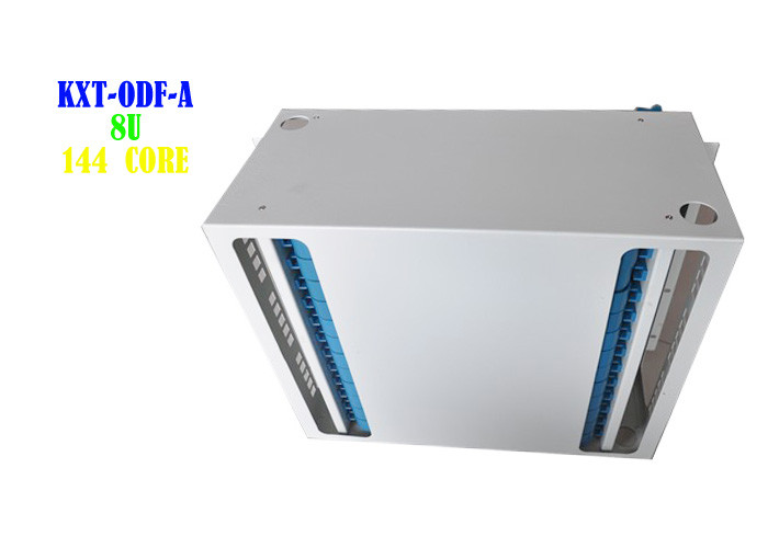 Intelligent Rack Fiber Patch Panel , Ethernet 8U 144 144 Fiber Patch Panel