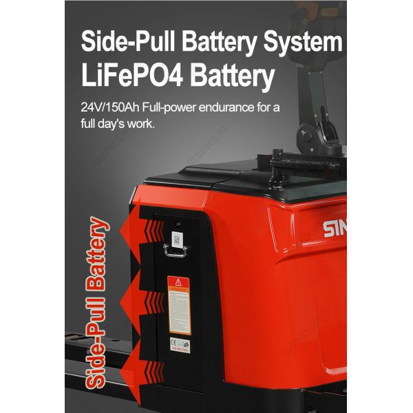 CBD20P CBD25P CBD30P Stand-on Electric Pallet Truck with Lithium-Ion Battery