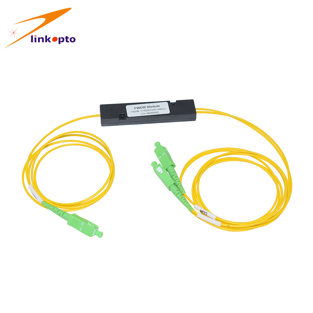 Catv Filters 1490nm 1550nm SMF FWDM Fiber Optical Splitter