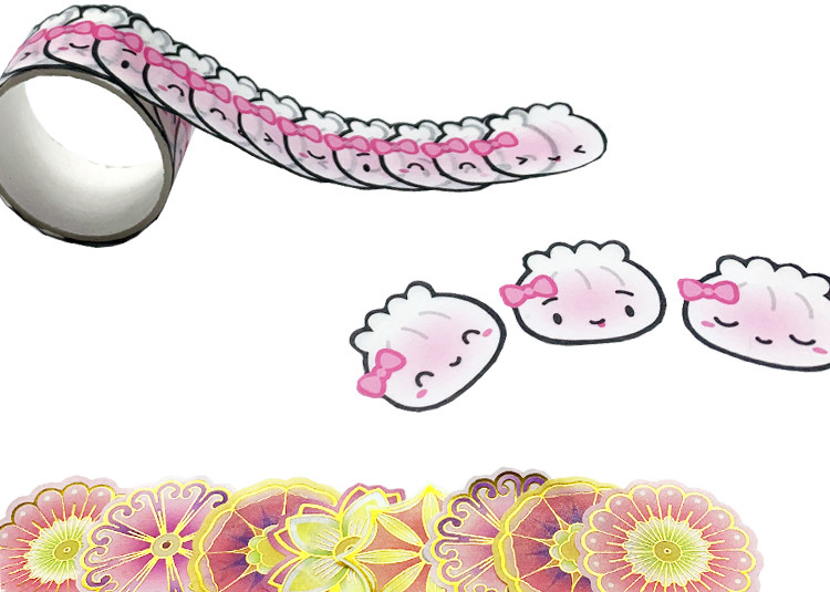 Custom Design Own Masking Washi Tape Printed Colored Foil Washi Tape