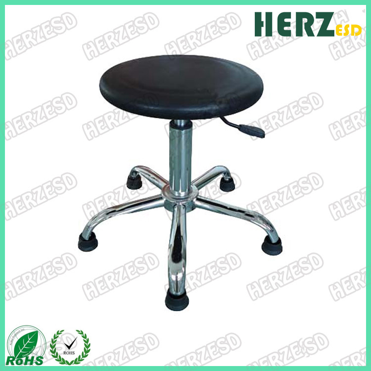 PU Foam ESD Safe Chairs Seat Diameter 325mm System Resistance 10e6-10e9ohm