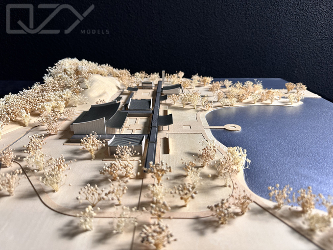 Hu Gong Cultural Exhibition Center Model Atelier Apeiron Architects 1/500