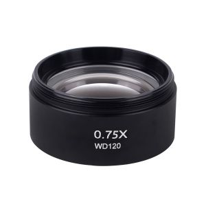Auxiliary objective lens Barlow Lens for stereo microscope reduce magnification
