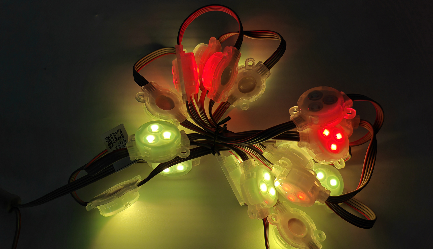 RGB LED Pixel Lights Outdoor Waterproof IP67 Permanent Christmas Holiday Lights For House DC12V Led Point Lights
