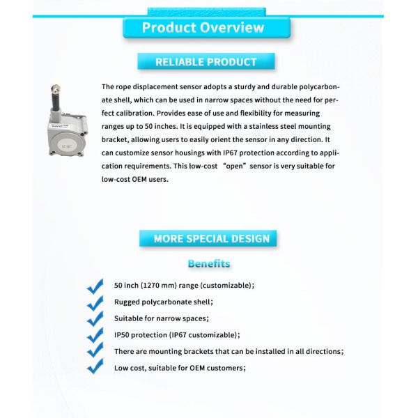 UNIVO UBPR-01 Deformation Measurement Sensor For Industrial Grade Applications