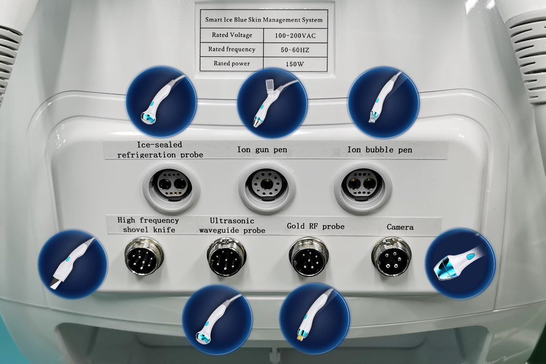 Hydration Microdermabrasion Technology Ice Blue Cleansing Machine