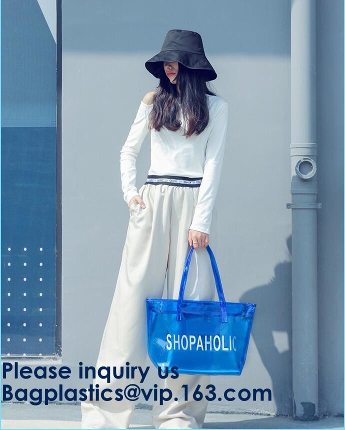 Waterproof Beach Pvc Bag Summer Beach Bag, China Suppliers Transparent PVC Women Bags Tote Beach Handbags