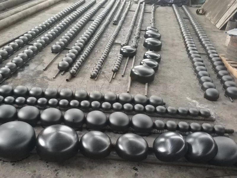 DN100 Weld On Pipe Caps Sch 40 ASME Seamless Steel Pipe Fittings