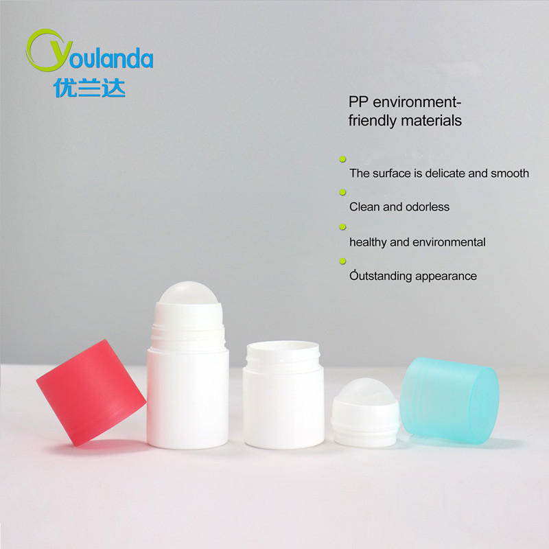60ml Colorful Roll On Bottle Deodorant Aromatherapy Roller Bottles