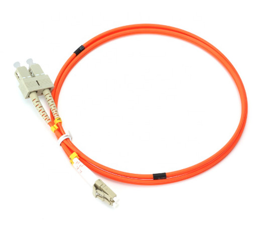 2.0mm 3.0mm Fiber Optic Patch Cord OM2 SC LC Duplex Multimode 50/125 LSZH PVC