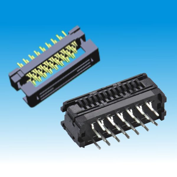 1.27mm SCSI Connector All Plastic IDC DIP Female Male With Harpoon Right Angle