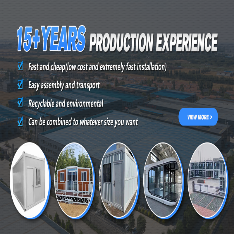 Expandable Prefabricated Container House With Sandwich Panel