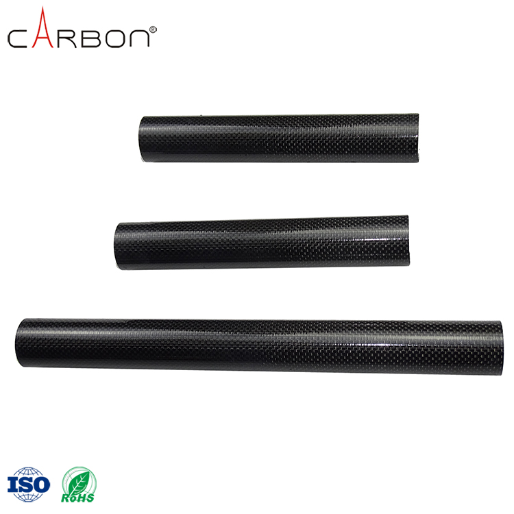 Metal Detector Carbon Fiber 3K Tent Twill Tube in Red Silver Blue or Metallic Color