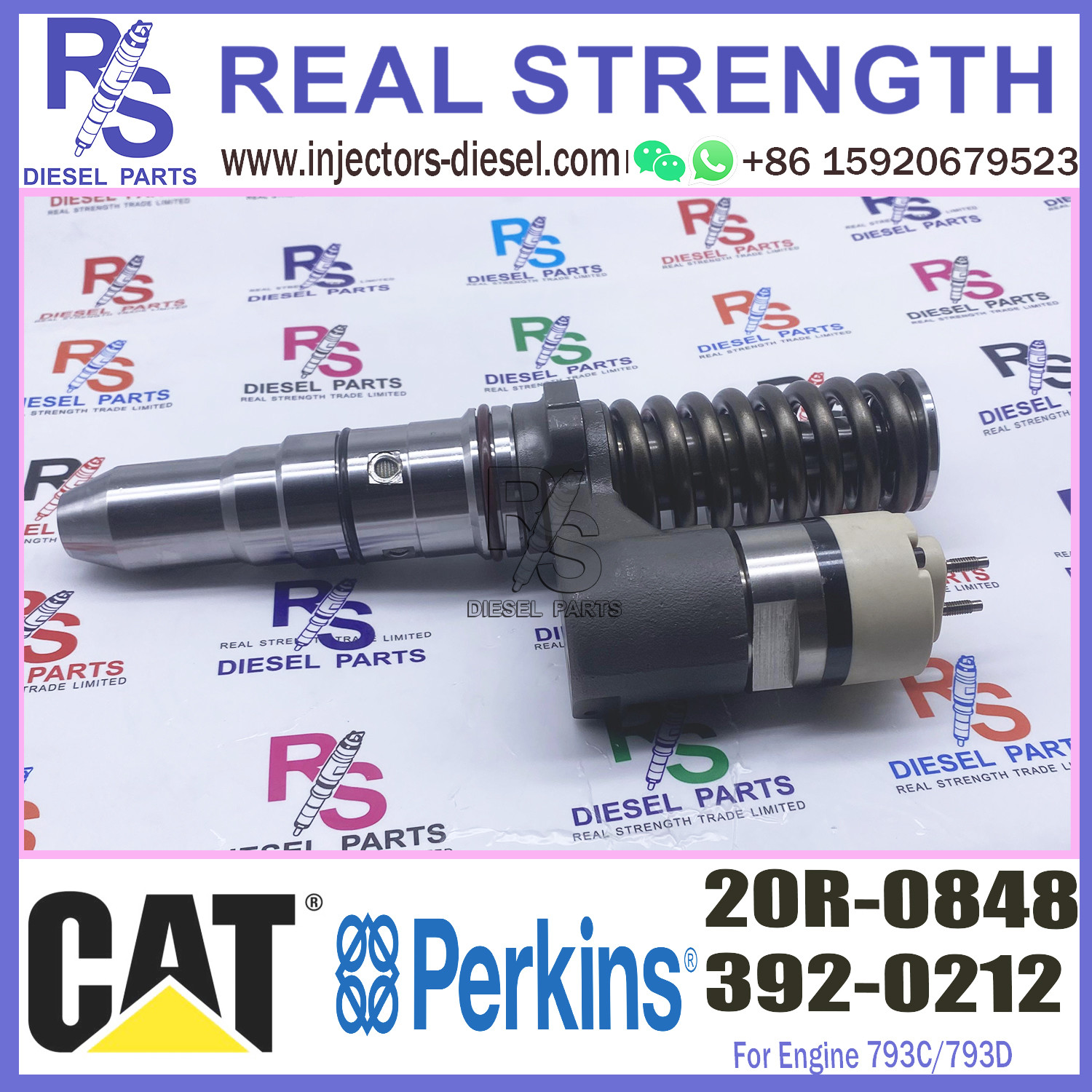 Common Rail Control Valve Injector Valve Common Rail Injector for 793c 793D 392-0212 20R-0848