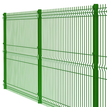 Low Carbon Steel Wire Hot Dipped Galvanized 3D Curved Fence for Garden and Arena Sale
