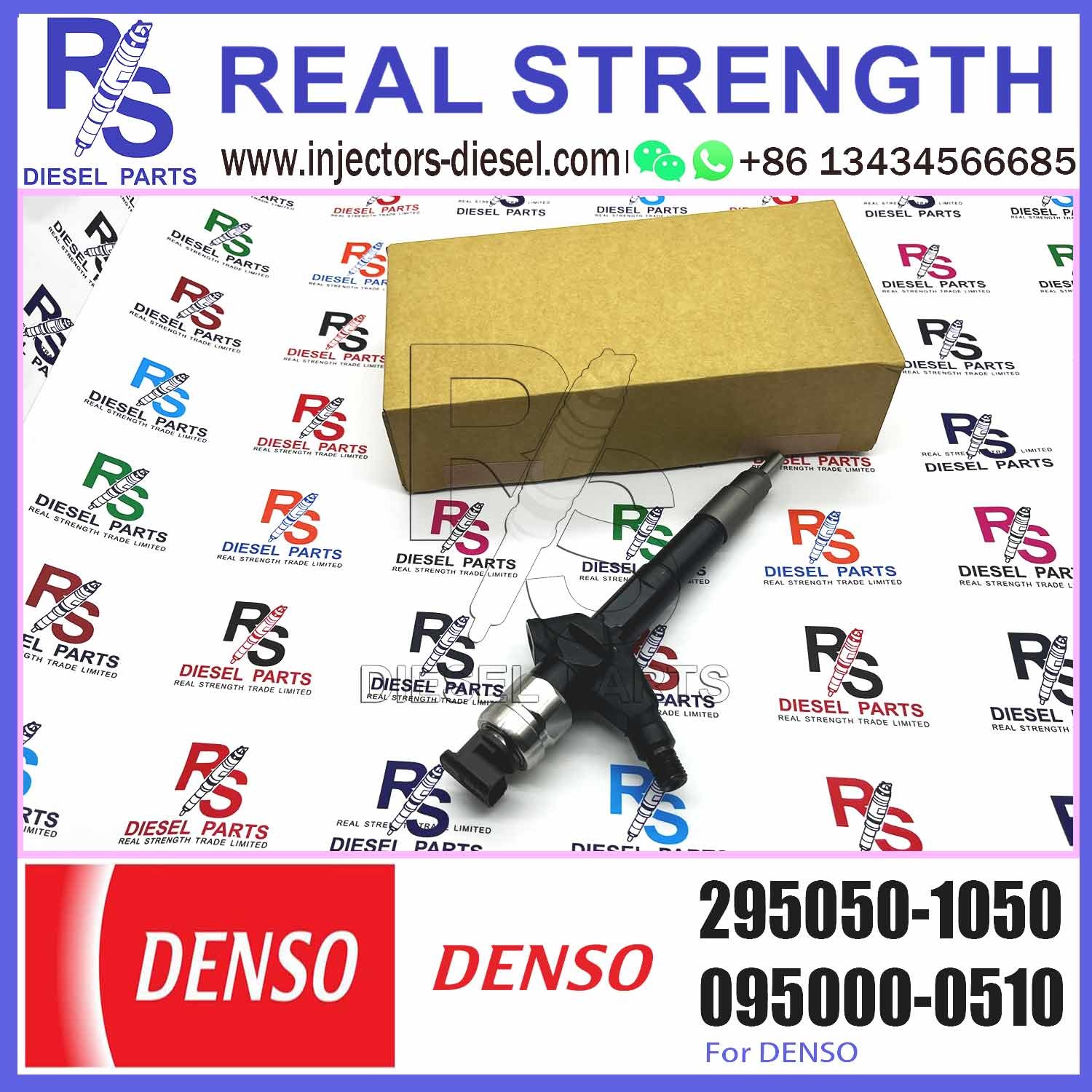 Diesel Engine Fuel Pump Injector Assemblies 16600-5X30A Common Rail Injector Nozzle 295050-1050