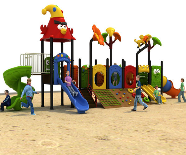 Residential Kids Playground Slide 1048cm Antistatic Anticrack