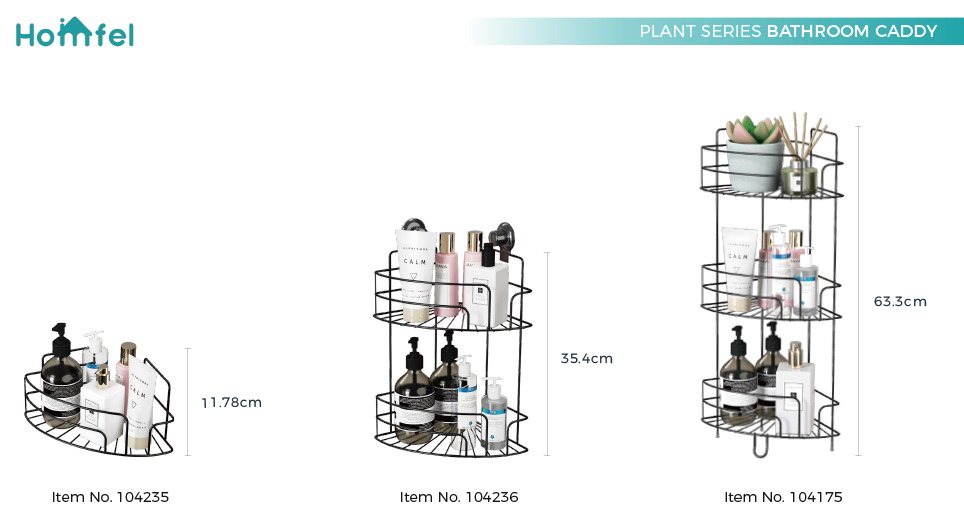 Three-layer Iron Wire Rack Bathroom Corner Shelf Shower Caddy Keep Sundries Tidy