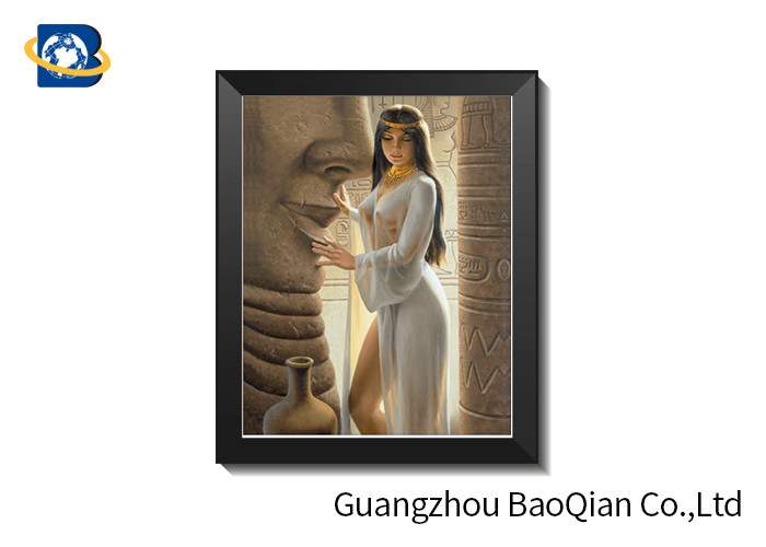 30 X 40 Cm 3D Lenticular Pictures With PS Frame / Custom Lenticular Printing