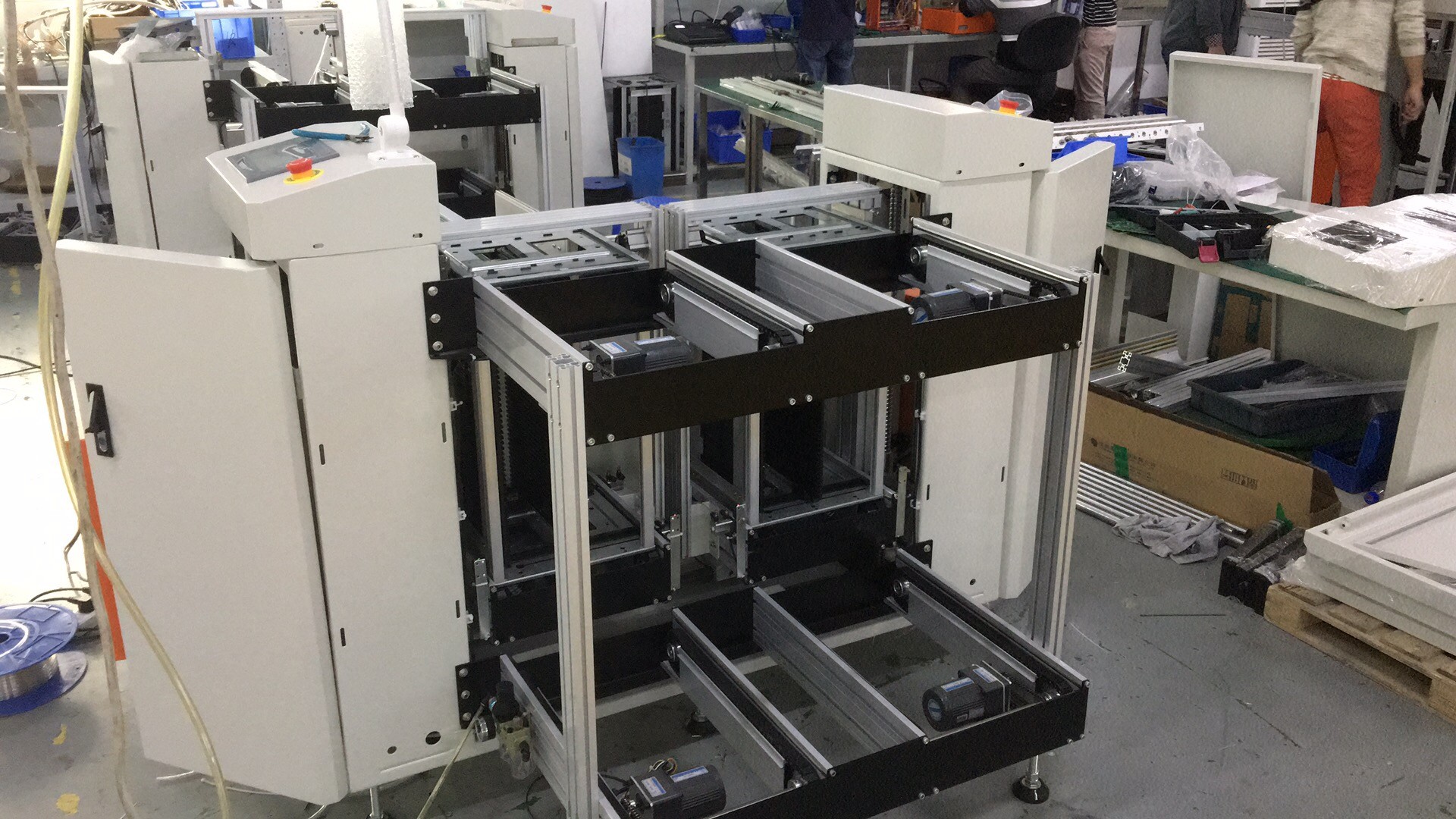 SMT Line Fully Auto Bare Board Loader PCB Unloader 220V 40W