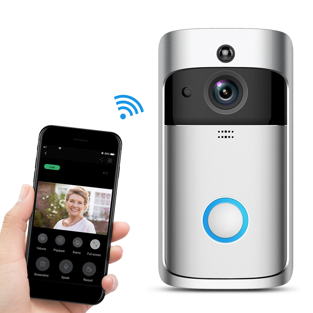 HFSecurity RD01 Wide Angel WIFI VIsua Real Time Two Way Audiol Door Bell