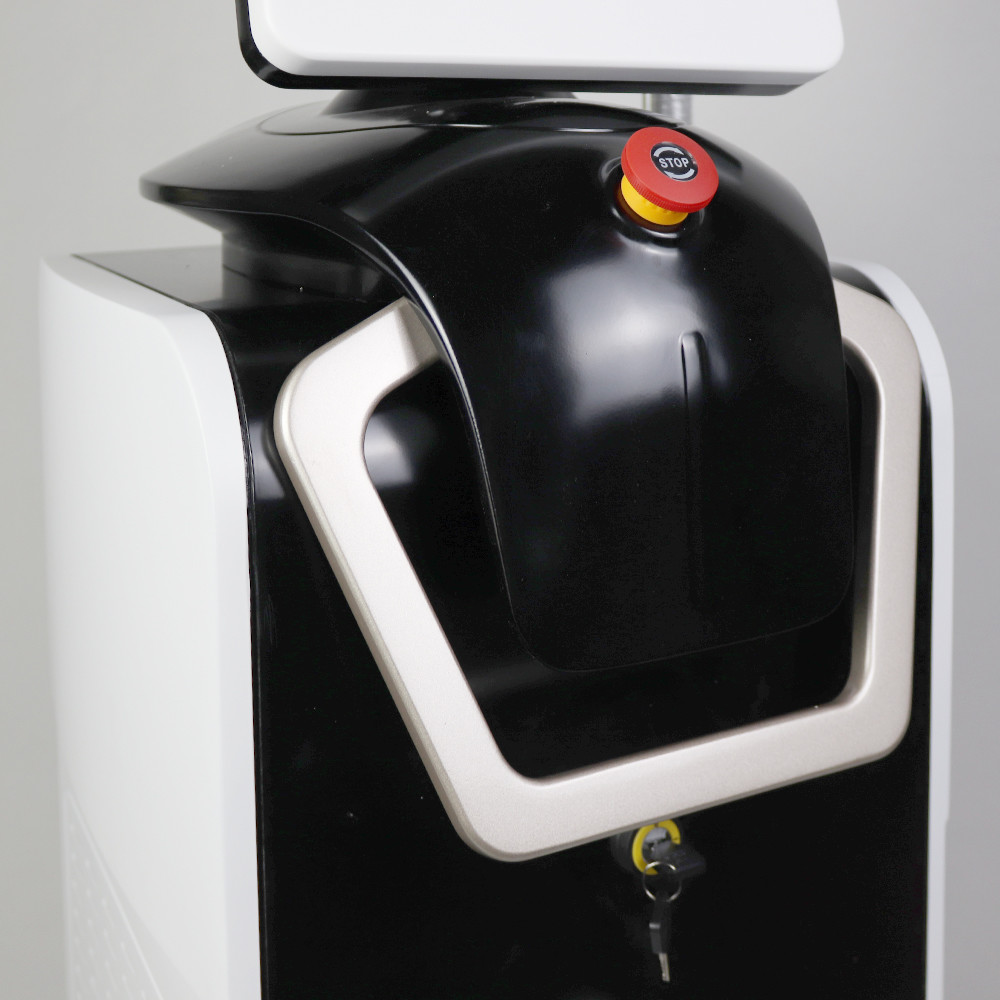 3 Wavelength Fiber Couples Painess Diode Laser Hair Removal Machine For Beauty Salon