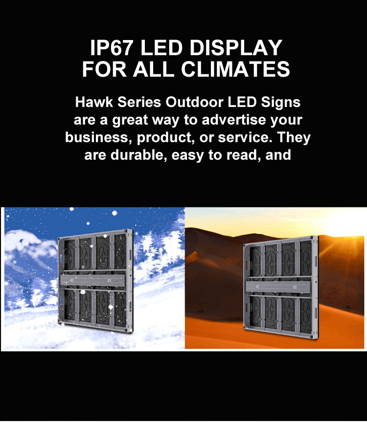 Outdoor Full Color Led Display P10 Outdoor LED Display Board With Waterproof Screen And Panel Size 250mm*500mm