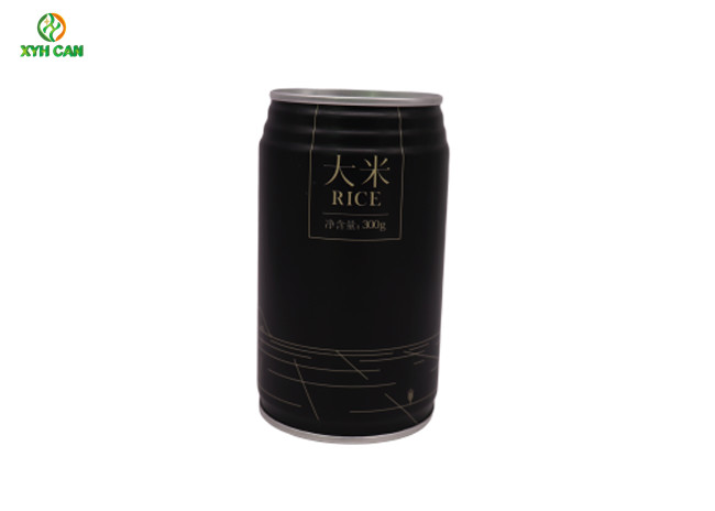 Beverage Tin Can Energy Health Beverage Round Tin Can with Lid Partial Openning Oem Service