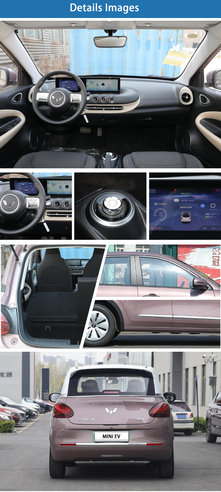 China Cheap Electric Vehicles Pure Used Cars Wuling Mini EV Electric Car