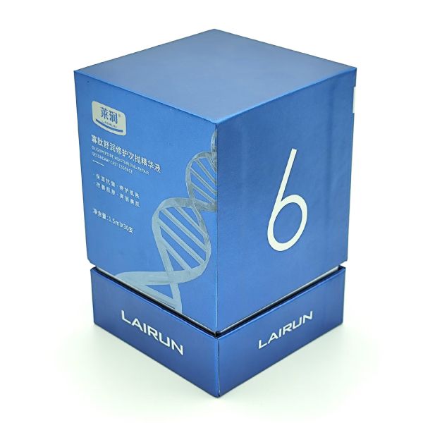 Customizable Logo Printing Essential Oil Rigid Carton with Removable Lid and Dividers