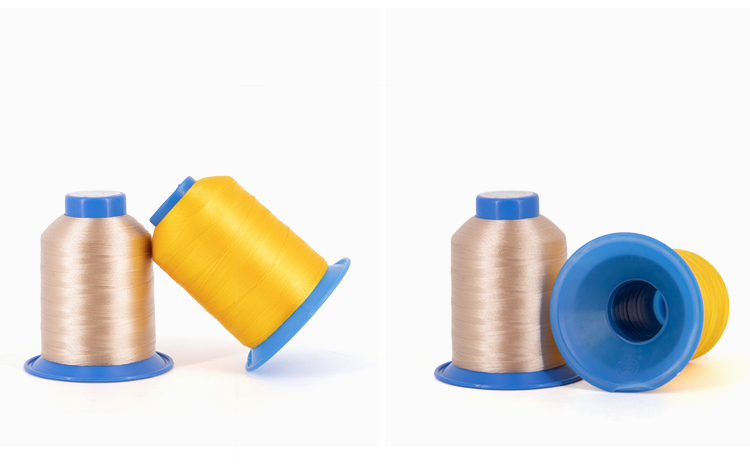 UV Protect 210D 1300m Cone Length Polyester Sewing Thread for High Strength Coat Shoes