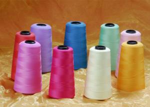 Buy cheap Colourful Coats 100 Spun Polyester Sewing Thread 20 / 3 For Overlock Anti - Distortion product