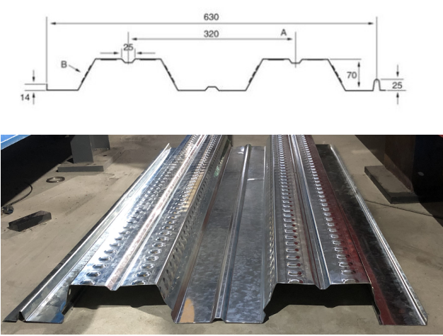 680 metal decking profile