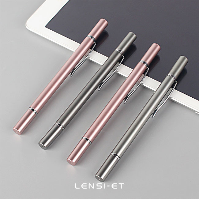 2 In 1 Tablets Passive Stylus Pen For Touchscreen Universal Silver Black Pink Black